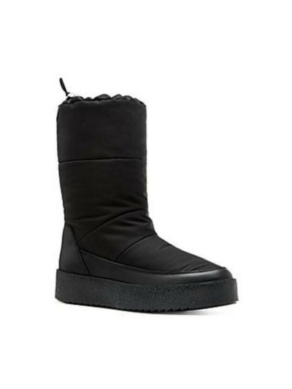 NEW La Canadienne Elisha Pull On Quilted Cold Weather Boots Shearling Womens 10